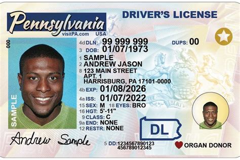 philadelphia drivers license non real id